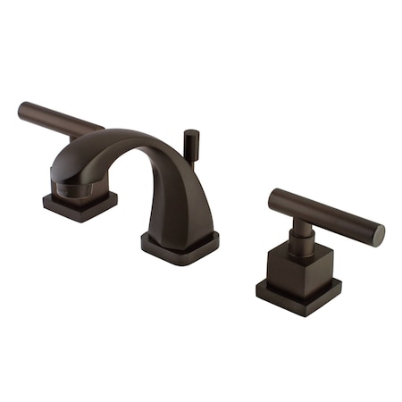 Kingston Brass KS4945CQL Claremont 8" Widespread Bathroom Faucet, Oil Rubbed Bronze KS4945CQL